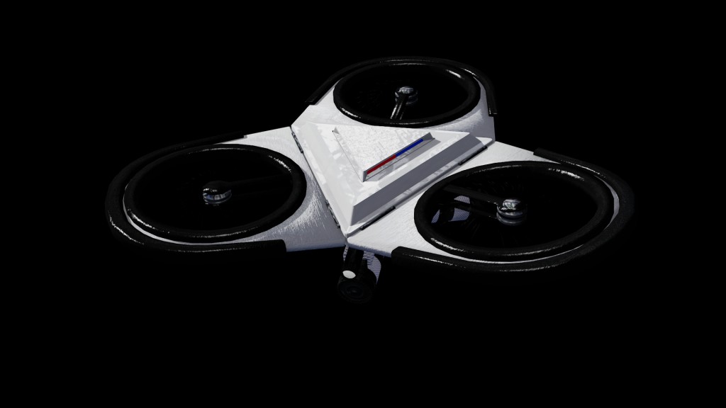 Futuristic Police Drone preview image 5